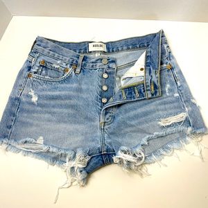 AGOLDE Parker Vintage Cut Off Short in Swapmeet color -